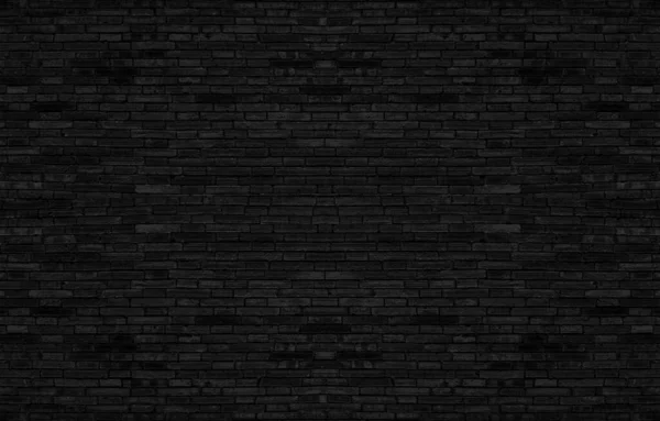 Arkaplan web sitesi veya tasarım için tuğla duvarlı siyah doku.
