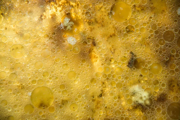 Yağ ve su karışımı pişirme sonra iğrenç