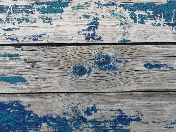 Textura staré modré dřevěné zdi. Vintage pozadí — Stock fotografie