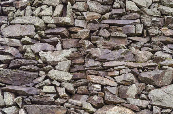 Stones Folded Wall — Stock Photo, Image