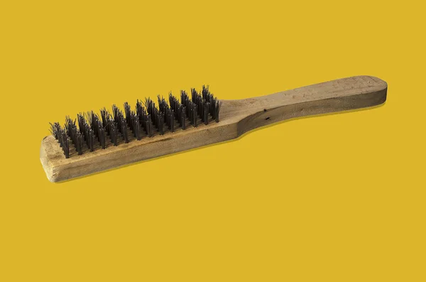 Cepillo Para Eliminar Óxido Del Metal — Foto de Stock