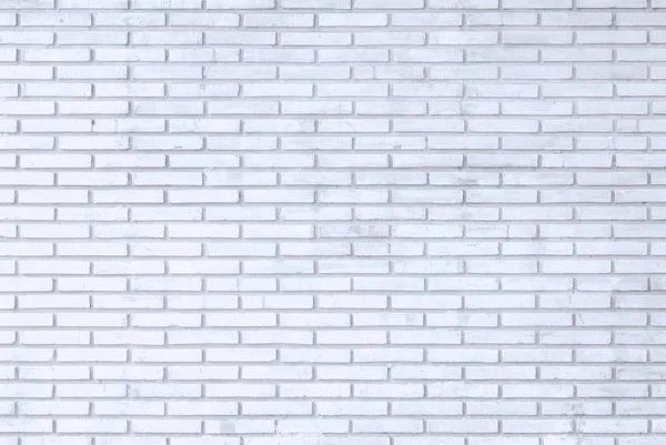 Bright white Brick wall for texture background — Stock Photo, Image