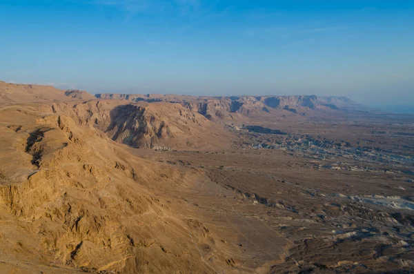 Góry Morza Martwego Klify Morza Martwego Stronie Izraela — Zdjęcie stockowe