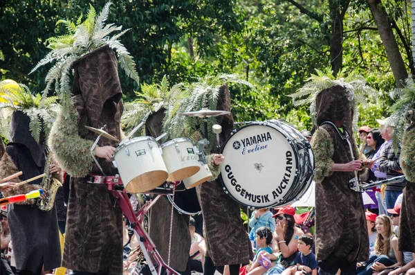 Auckland New Zealand November 2011 Guggemusik Auckland Swiss Carnival Band — Stock Photo, Image