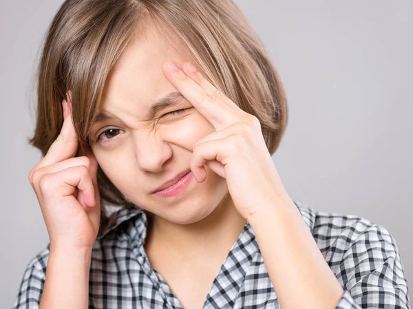 Portrait of little girl — Stock Photo, Image