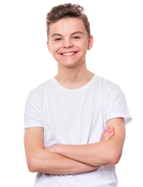 Portret teen chłopiec — Zdjęcie stockowe