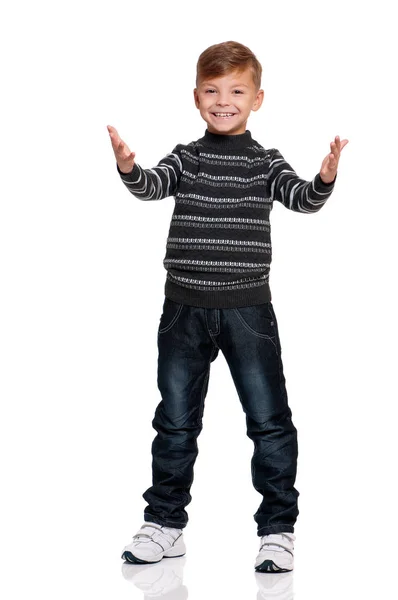 Full length portrait boy — Stock Photo, Image