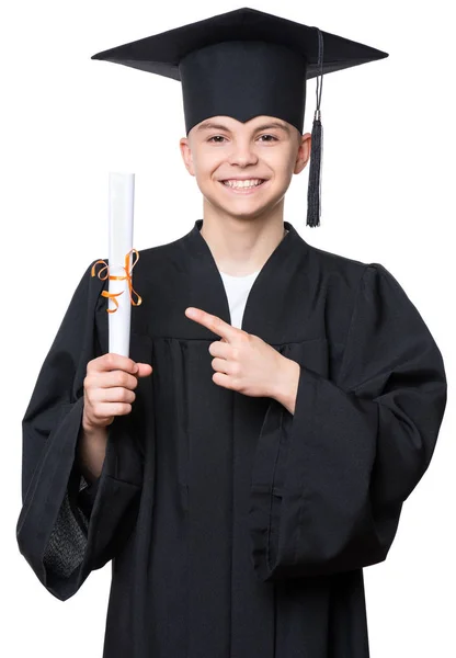 Graduado adolescente chico estudiante —  Fotos de Stock
