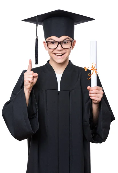 Graduado adolescente chico estudiante — Foto de Stock