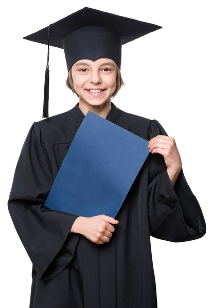 Gradué adolescent fille étudiant — Photo