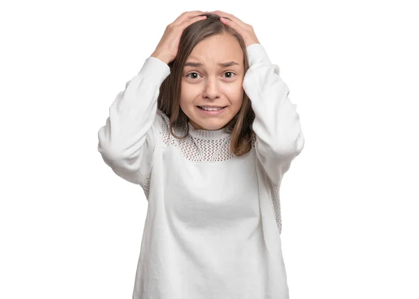 Retrato de chica adolescente — Foto de Stock