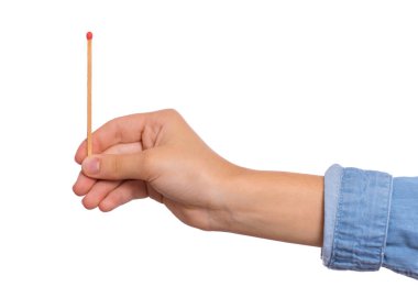 Büyük maç ile çocuk el