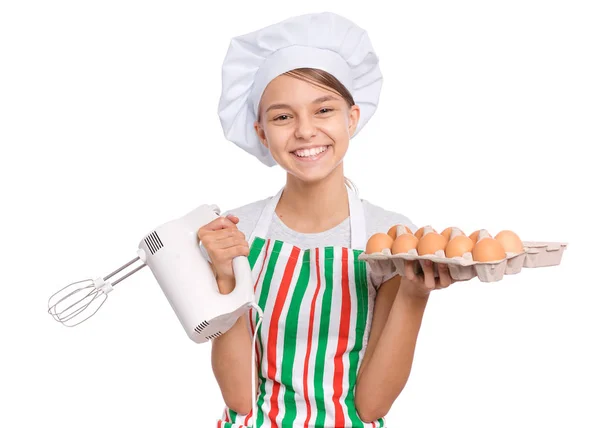 Dospívání v šéfkuchařce — Stock fotografie