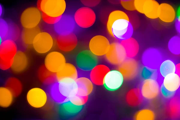 Рождество Новогодняя Концепция Расслабленный Абстрактный Многоцветный Фон Боке Огней Синий — стоковое фото