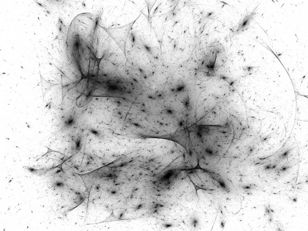 Glowing synapses in space black and white texture inverted, computer generated abstract background, 3D rendering