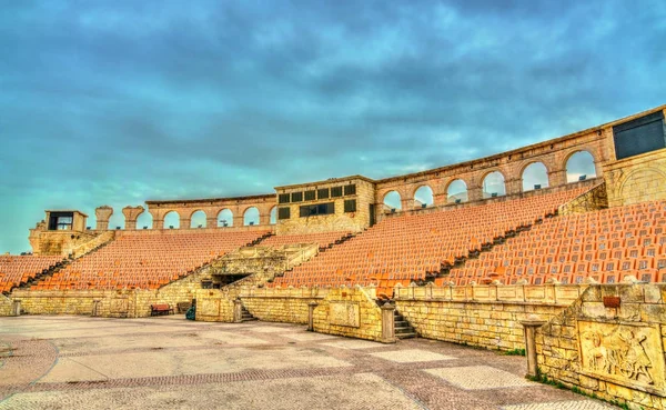 Romaans Amfitheater of Colosseum at Macau Fisherman's Wharf, China — Stockfoto