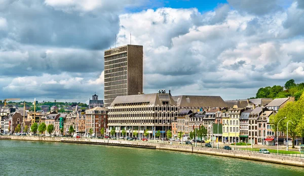 View of Liege, a city on the banks of the Meuse river in Belgium — Stock Photo, Image