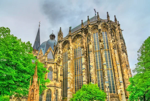 Catedral de Aachen, Patrimônio Mundial da UNESCO na Alemanha — Fotografia de Stock