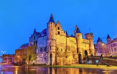 Het Steen, Antwerp, Belçika 'da bir ortaçağ kalesi.