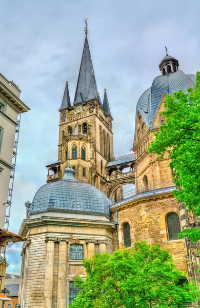 Aachener Dom, Unesco-Weltkulturerbe in Deutschland — Stockfoto