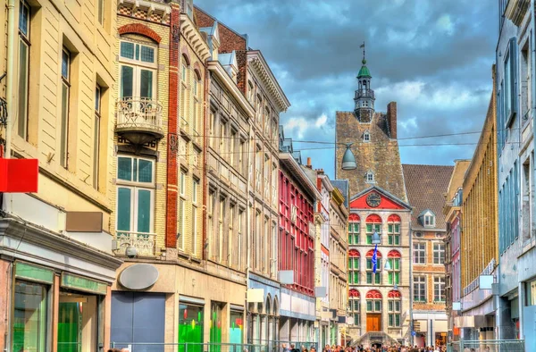 Typical buildings in the city centre of Liege, Belgium Stock Photo