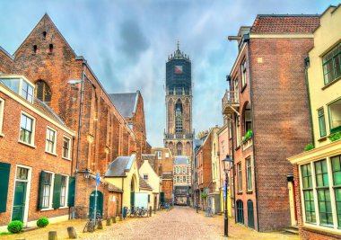 Görünümü, Dom Tower Utrecht, Hollanda