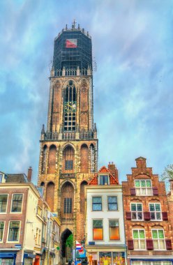 Görünümü, Dom Tower Utrecht, Hollanda