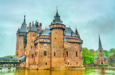 de haar Kalesi yakınında utrecht, Hollanda