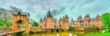 de haar Kalesi yakınında utrecht, Hollanda