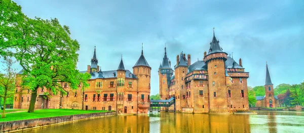 De Haar Castle vicino a Utrecht, Paesi Bassi — Foto Stock