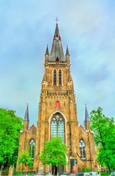 Iglesia de María Magdalena en Brujas, Bélgica —  Fotos de Stock