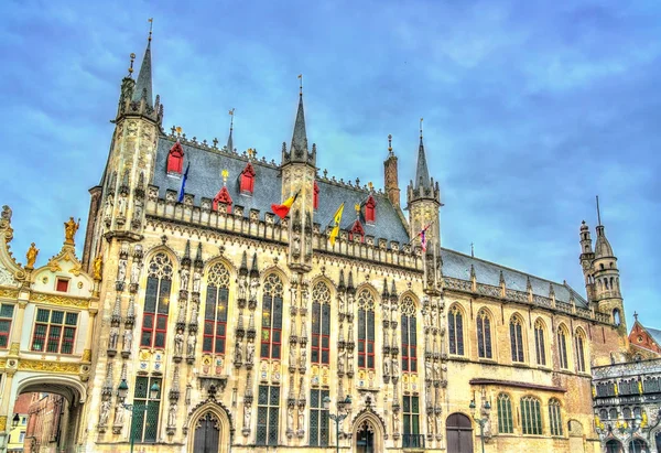 El Ayuntamiento de Brujas en Bélgica —  Fotos de Stock