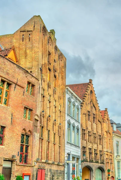 Traditional houses in Bruges, Belgium — Stock Photo, Image