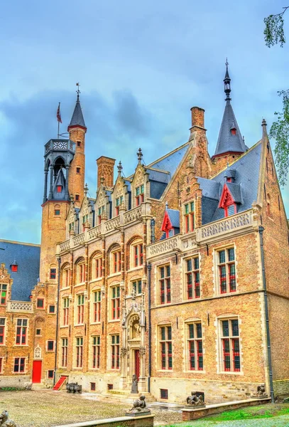 Historische gebouwen in Brugge, België — Stockfoto