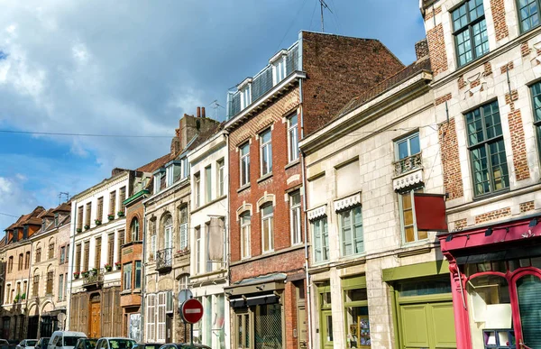 Traditional buildings in the old town on Lille, France — Stock Photo, Image