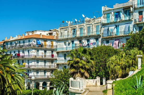 Franska koloniala arkitektur i Algiers, Algeriet — Stockfoto