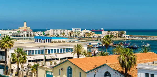 Port of Algiers, the capital of Algeria — Stock Photo, Image