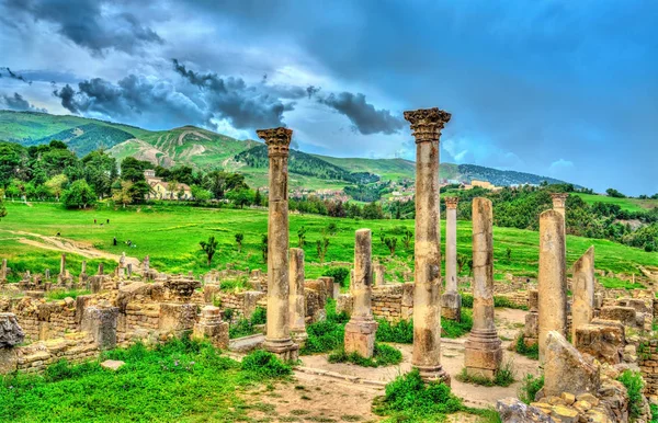 Berbero-Roman ruins at Djemila in Algeria — Stock Photo, Image