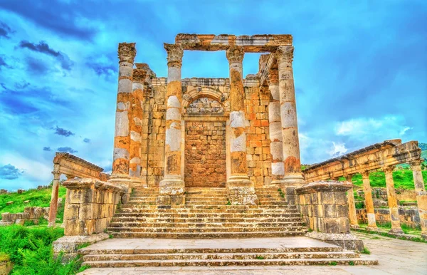 Tempel der gens septimia in djemila in algerien — Stockfoto