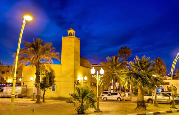 Ataleb Baba Sassi moskee in Touggourt, Algerije — Stockfoto