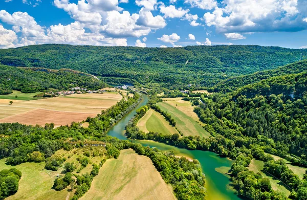 Gola del fiume Ain in Francia — Foto Stock