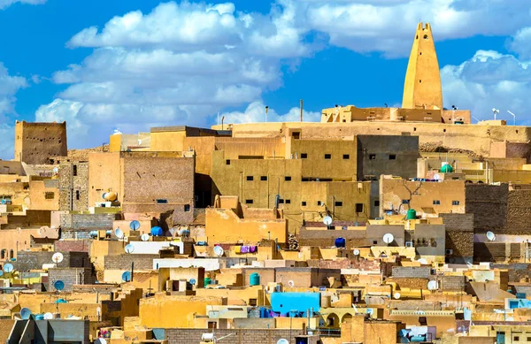 Ksar Bounoura, un oraș vechi din Valea MZab din Algeria — Fotografie, imagine de stoc