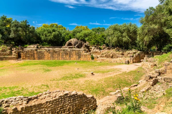 Ερείπια Της Tipasa Μια Ρωμαϊκή Colonia Στη Μαυριτανία Caesariensis Αλγερία — Φωτογραφία Αρχείου