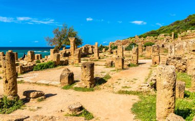 Tipasa, Cezayir, Kuzey Afrika Roma colonia kalıntıları