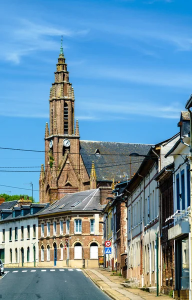 The Notre Dame de la Vallee church in Fleury-sur-Andelle town. Normandy, France — Stockfoto