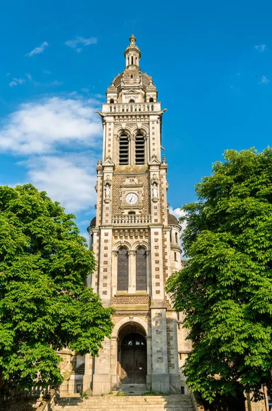 Церковь Святого Бенуа в Ле-Мане, Франция — стоковое фото