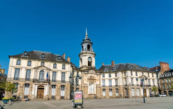 Town Hall Rennes Brittany France — Stock Photo, Image