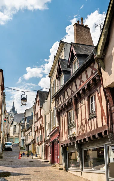 Casa de madera tradicional en Laval, Francia — Foto de Stock