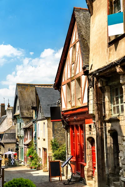 Traditionella hus i Vitre, Frankrike — Stockfoto