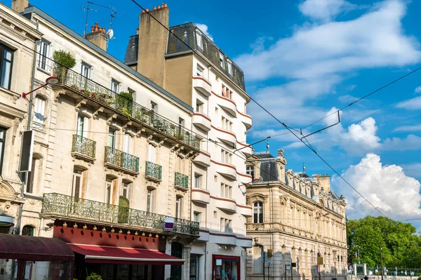 Budynki w centrum miasta Le Mans, Francja — Zdjęcie stockowe